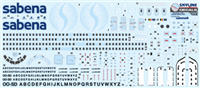 1:144 Sabena (2000 cs) Boeing 737-200 / -300 / -400 / -500