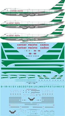 1:200 Cathay Pacific Boeing 747-200B/-300/-400