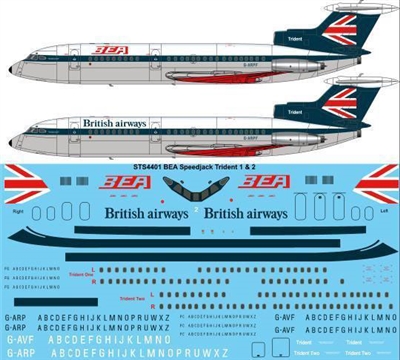 1:144 BEA 'Speedjack' HS.121 Trident 1C / 2E