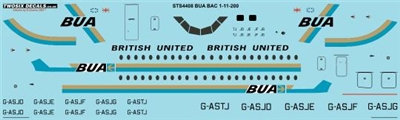 1:144 British United BAC 1-11-200