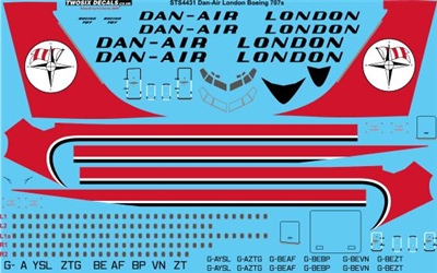 1:144 Dan Air London Boeing 707-320