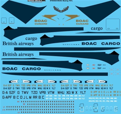 1:144 BOAC, BOAC Cunard Boeing 707-336C/436