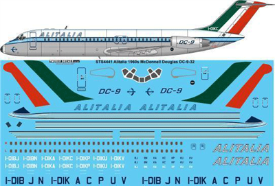 1:144 Alitalia Douglas DC-9-32