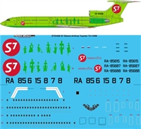 1:144 S7 Siberia Airlines Tupolev 154M