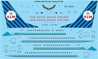 1:144 KLM (retro cs) Boeing 737-800