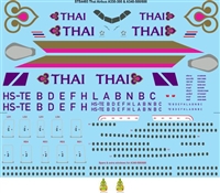 1:144 Thai Airways Airbus A.330-300, A.340-500/-600
