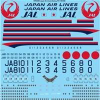 1:144 Japan Air Lines (early cs) Boeing 747-100/-200B