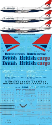 1:144 British Airways Boeing 747-100 / -200B / -200F / 400