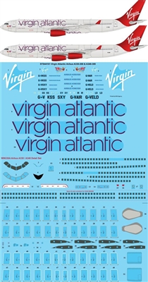 1:144 Virgin Atlantic (2010 cs) Airbus A.330-300 & A.340-300