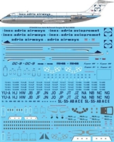 1:144 Inex Adria Douglas DC-9-32