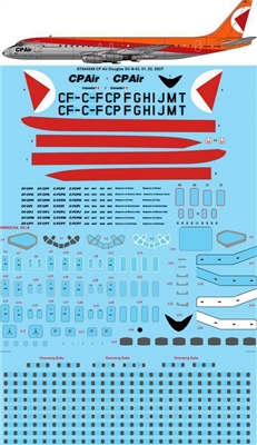 1:144 CP Air Douglas DC-8-43 / -51 / -53 / -55 / -55CF