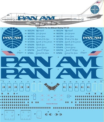 1:144 Pan Am 'Billboard' Boeing 747-100