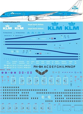 1:144 KLM (2015 cs) Boeing 787-9