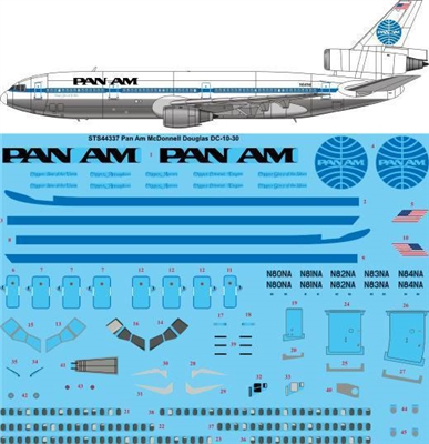 1:144 Pan Am McDD DC-10-10/-30
