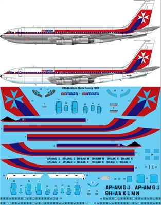 1:144 Air Malta Boeing 720B