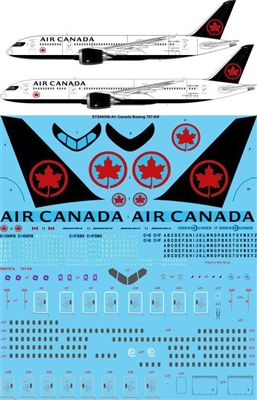1:144 Air Canada (2017 cs) Boeing 787-8 & 787-9