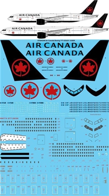1:144 Air Canada (2017 cs) Boeing 777-200LR & 777-300ER