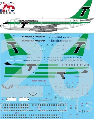 1:144 Transavia Holland Boeing 737-200