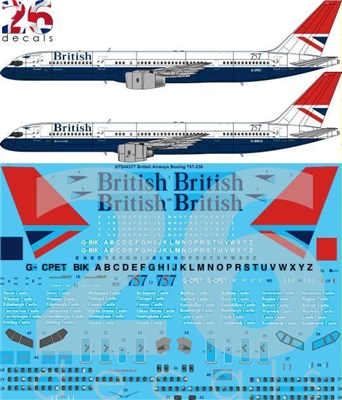 1:144 British Airways 'retro cs' Boeing 757-200