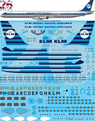 1:144 KLM Douglas DC-8-63 (delivery cs)