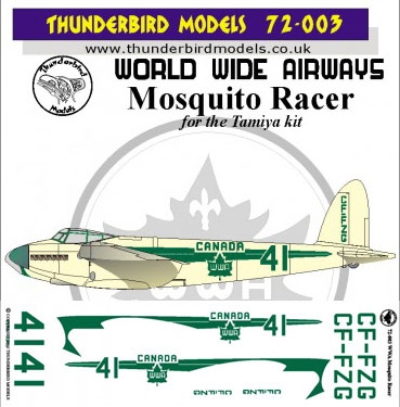 1:72 World Wide Airways Racing Mosquito