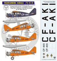 1:72 Commercial Airways / Canadian Airways Bellanca CH-300 Pacemaker