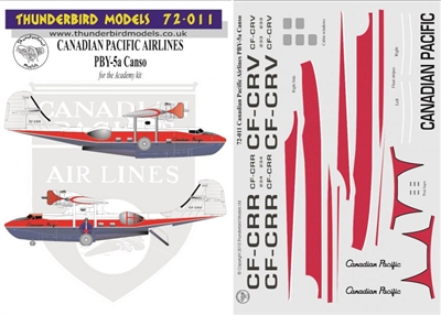 1:72 Canadian Pacific Airlines PBY5A Canso