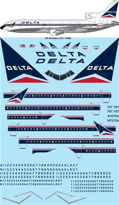 1:100 Delta Airlines L.1011 Tristar