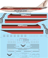 1:200 PeoplExpress Boeing 747-100/-200B