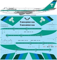 1:200 TransAmerica  Boeing 747-200B