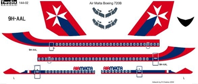 1:144 Air Malta Boeing 720