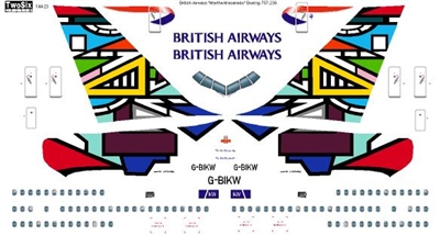 1:144 British Airways Boeing 757-200