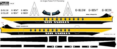 1:144 Air Anglia Fokker F.27 Friendship