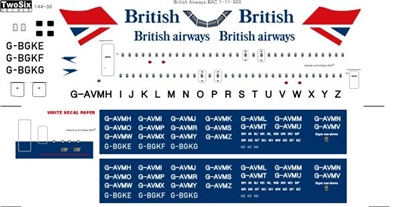 1:144 British Airways BAC 1-11-500