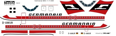 1:144 Germanair BAC 1-11-500