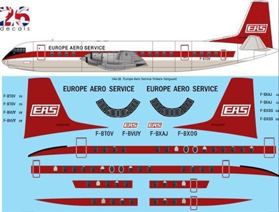 1:144 Europe Air Services Vicker 952 Vanguard