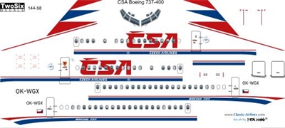 1:144 CSA Boeing 737-400