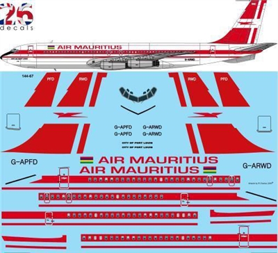 1:144 Air Mauritius Boeing 707-400