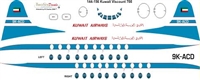 1:144 Kuwait Airways Vickers Viscount 700