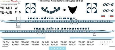 1:144 Inex Adria Douglas DC-9-30