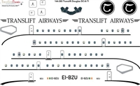 1:144 Translift Airways Douglas DC-8-71
