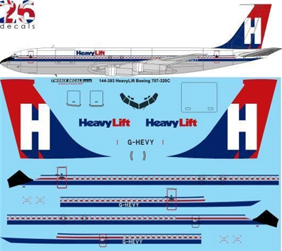 1:144 Heavylift Boeing 707-320C