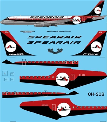 1:144 Spearair Douglas DC-8-32