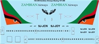 1:144 Zambian Airways Boeing 737-200