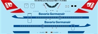 1:144 Bavaria Germanair BAC 1-11-400