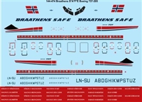 1:144 Braathens SAFE Boeing 737-200