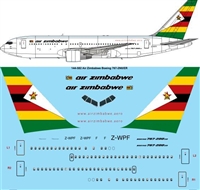 1:144 Air Zimbabwe Boeing 767-200