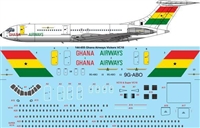 1:144 Ghana Airways Vickers VC-10