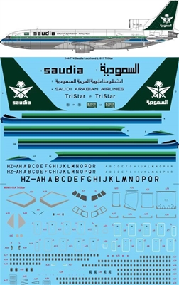 1:144 Saudia L.1011 Tristar