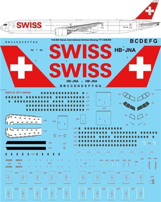 1:144 Swiss International Boeing 777-300ER